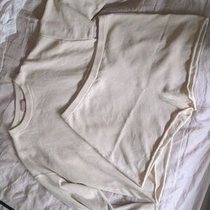 Neutral Knit Matching Shorts Set